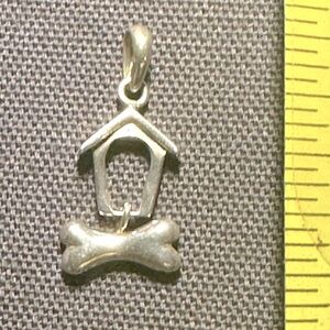Dog House Charm .925 Sterling Silver